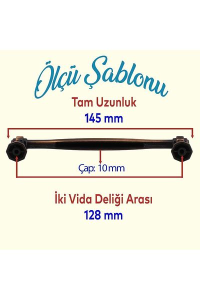 Badem10 128 mm din lapte antic cupru antic mobilier din metal sertar de bucătărie dulap dulap mâner mâner
