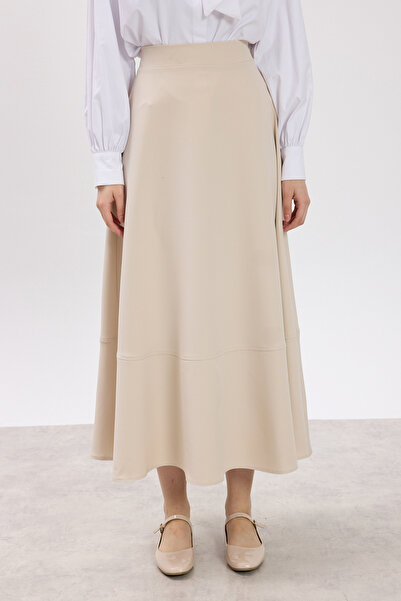 Birgül Bektaş Vizon Dikiş Detaylı Etek