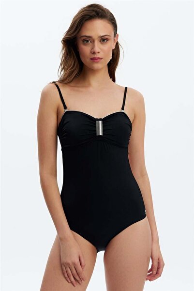 Louren M2637 ملابس السباحة الرفيعة بدون حمالات