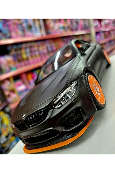 OYUNCAKSAHİLİ Bmw M4 GTS Diecast Model Metal Koleksiyon Araba Sport Paket 1.24 Kapılar Açılır Mateblack