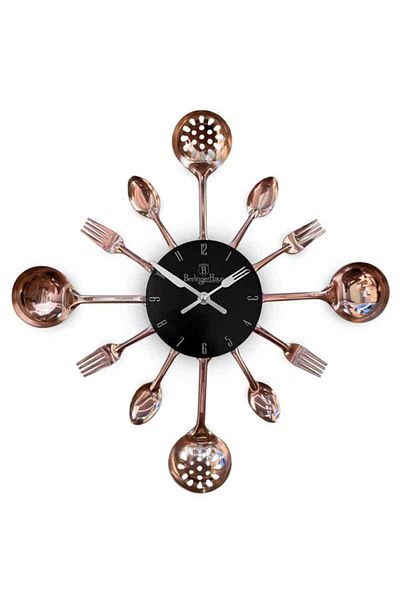 Berlinger Kitchen wall clock Black Rose Collection I