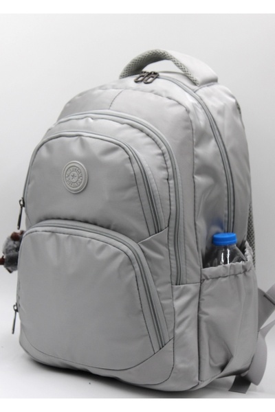 Bevitton Silver Water Resistant Fabric Large Size Backpack and School Bag / 2100