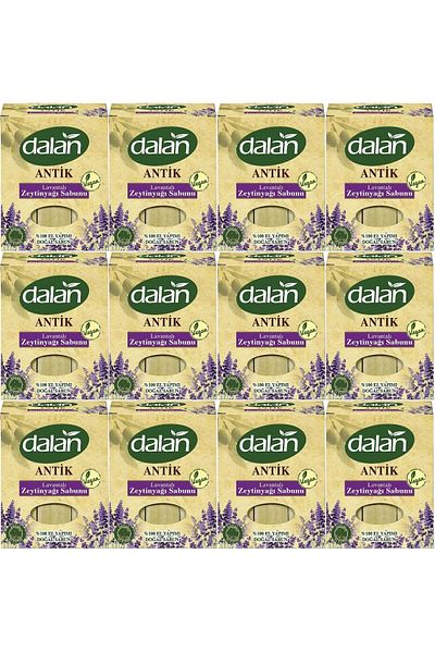Dalan Ancient Laurel Olive Oil Soap 900Gr Lavender (Set of 12)