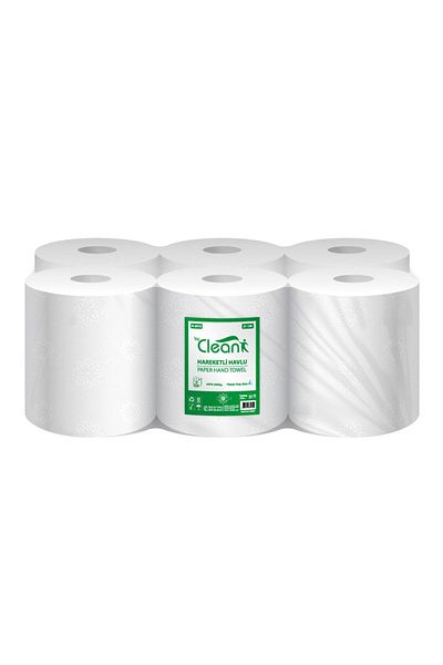 Rulopak By Clean Movable Towel 2 Layers 21 Cm 58 Meters 6 Pack 3.5 Kg