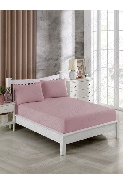 Premium Life ملاءة جاهزة اقتصادية - قطعة واحدة. كيس وسادة 100x200