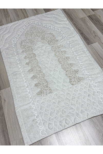 AYHANHOME Glitter Embroidered Velvet Dowry Bridal Set Prayer Mat