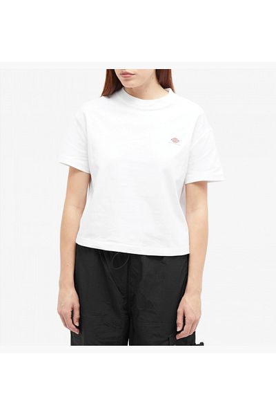 Dickies Tricou alb pentru femei Dickies Oakport Boxy