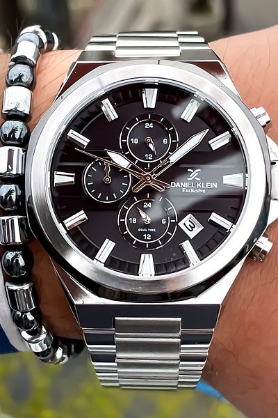 Daniel Klein Original Multifunction All Functions Active New Season Men's Steel Watch Bracelet Gift