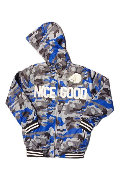 North Boy's Waterproof Raincoat with Lining and Printed Pattern