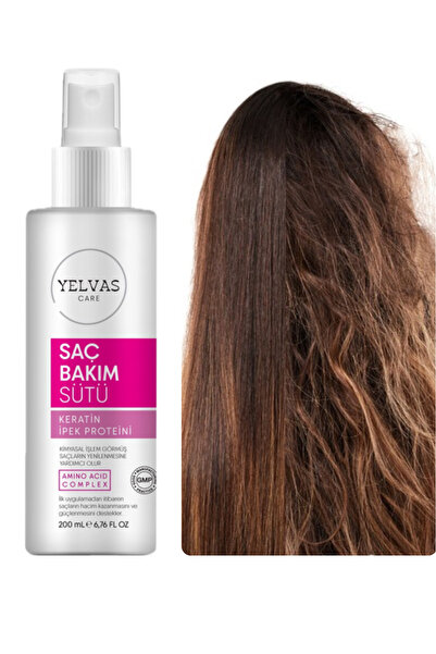 yelvas كيراتين وبروتين لإصلاح الشعر التالف خالٍ من الفورمالديهايد 200 مل