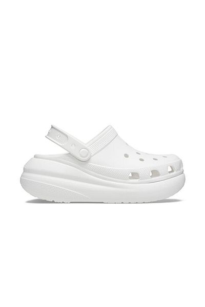Crocs Γυναικείες παντόφλες Crush Clog 207521 -100 Λευκό
