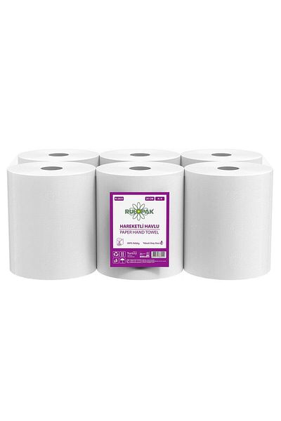 Rulopak Movable Towel 2 Layers 25 Cm 125 Meters 6 Pack 9 Kg
