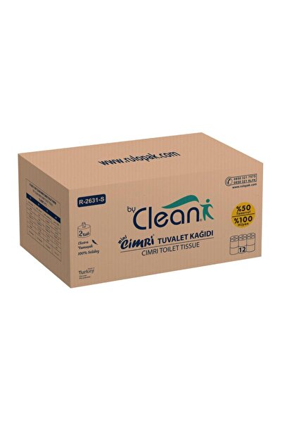 Rulopak By Clean Mini Cimri Tuvalet Kağıdı 2 Katlı 4 Kg