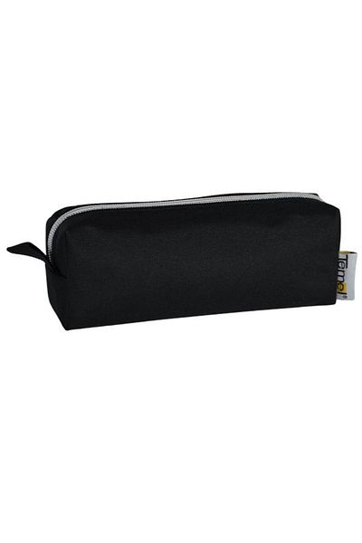Temel Black Single Compartment Pencil Bag