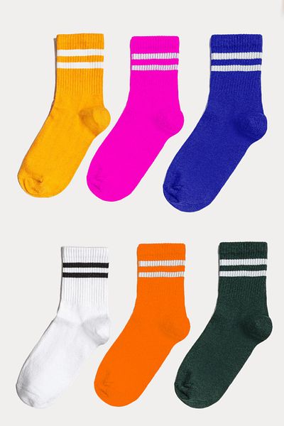Vien&Karl Unisex 6 Pack Premium Socks College, Tennis, Cotton (36-41)