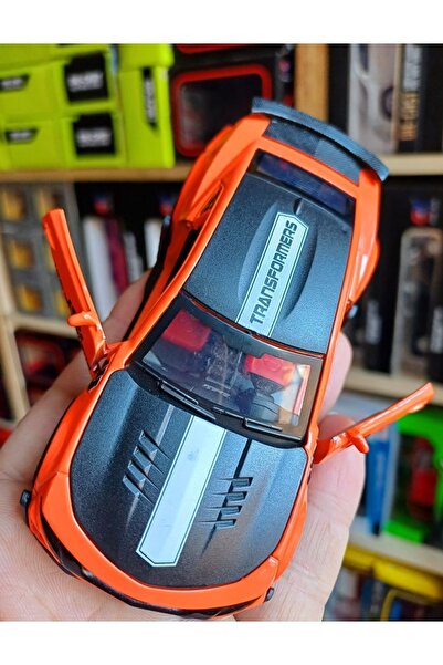 OYUNCAKSAHİLİ CHEVROLET CAMARO TRANSFORMERS LOGO METAL ARABA KAPI BAGAJ AÇILI...