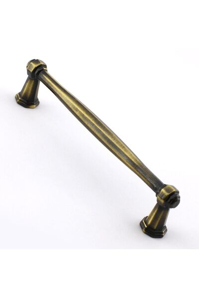 Badem10 128 mm din lapte antic, galben antic, mobilier din metal, sertar de bucătărie, dulap, dulap, mâner, mâner