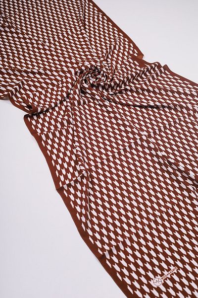 Modakaşmir Fashionable Cashmere Patterned Medina Silk Shawl - Pattern-13 - Color-10