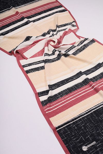 Modakaşmir Fashionable Cashmere Patterned Medina Silk Shawl - Pattern-14 - Color-05