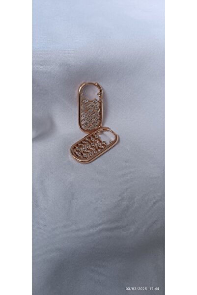 ARİ TAKI أقراط مستطيلة من حجر الزركون الصلب