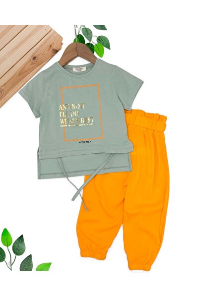 VOY KİDS PANTALONI DE MUSLIN DE VARĂ PENTRU FETE 2-3-4-5-6 ANI SET DE SUS și ...