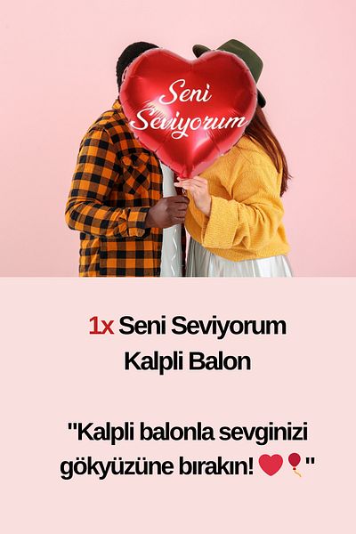 Baloncu Dede 5 Red Heart Foil Balloon I Love You Written Love Big Heart Foil Balloon Valentine's Day