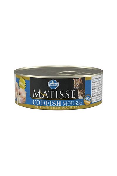 Farmina Matisse Codfish Mousse Wet Cat Food - 85 G - Pack Of 36