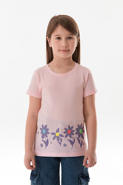 Fulla Moda Tricou pentru fetiță, 100% bumbac, cu imprimeu floral
