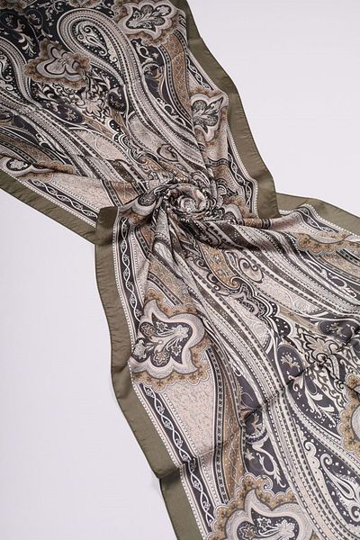 Levidor Patterned Indian Silk Shawl - Pattern-06 - Color-12