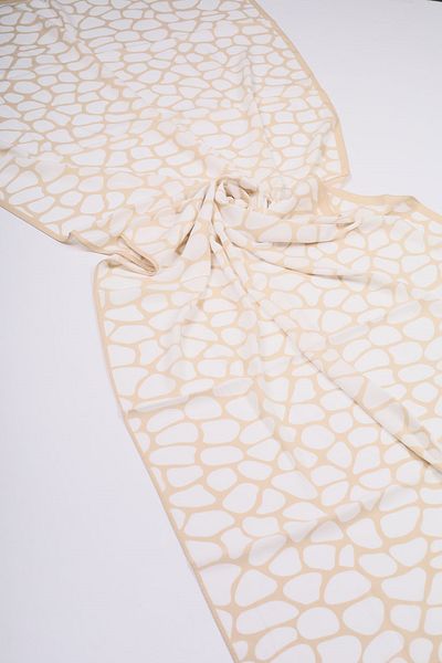 Modakaşmir Fashion Cashmere Caramel Series Medina Silk Shawl - Pattern-01 - Color-12