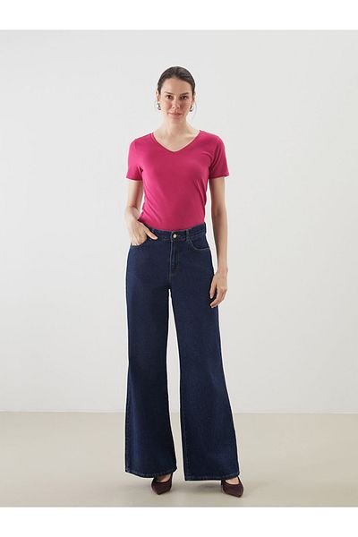LC Waikiki Tricou de damă LCWAIKIKI Classic cu decolteu în V