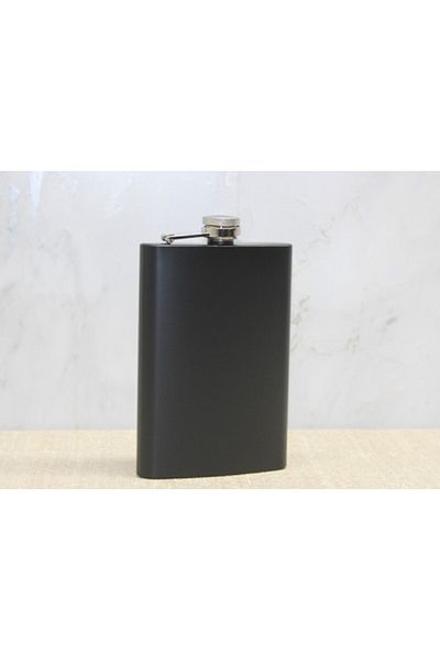 Acousticworld Single Black 9 oz Flask