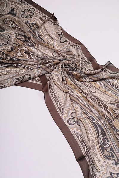 Levidor Patterned Indian Silk Shawl - Pattern-06 - Color-10