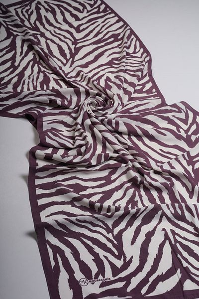 Modakaşmir Fashion Cashmere Purple Series Medina Silk Shawl - Pattern-01 - Color-05