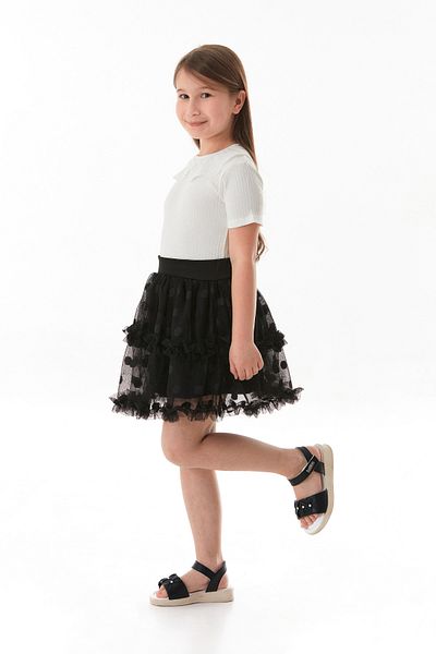 Fulla Moda Polka Dot April 23 Girl's Tuu Skirt
