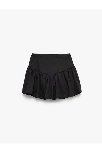 Koton Black Girl's Shorts 5Skg40014Ak