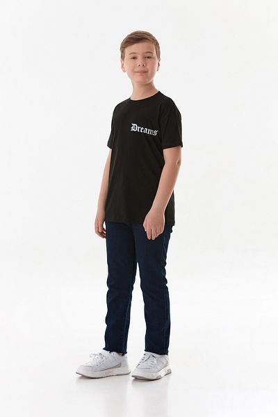 Fulla Moda Dreams Text Printed Crew Neck Boy's T-Shirt