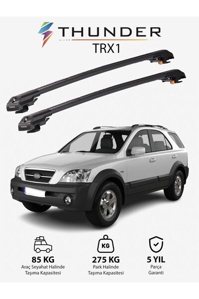 Thunder KIA SORENTO 2002-2009 TRX1 Thunder Carrier Kilitli Ara Atkı Taşıyıcı ...