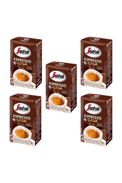 Segafredo Espresso Casa Öğütülmüş Kahve 250 gr (5 Adet)