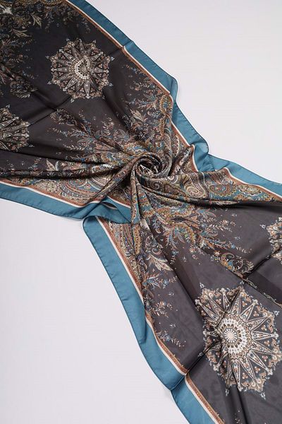 Levidor Patterned Indian Silk Shawl - Pattern-01 - Color-10