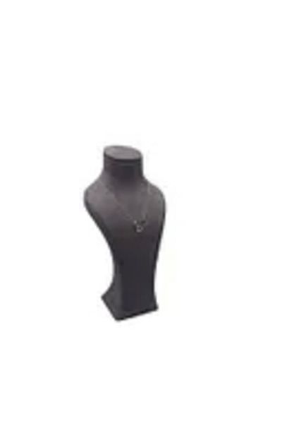 MeGass Dekor Domestic Production Luxury Model Geranium Fabric Smoked Color Length 28cm Necklace Jewelry Display Mannequin