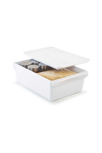 Prima Nova White Covered Bathroom and Kitchen Organizer - Shelf Ps 325*205*100 mm