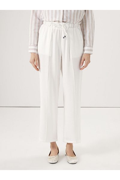 LC Waikiki LCWAIKIKI Classic Women's Trousers with Elastic Waist
