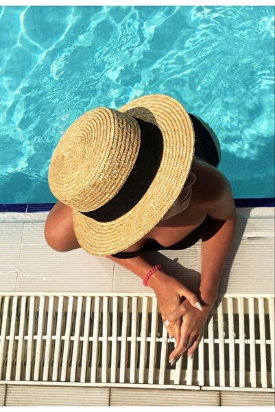 BAHELS Imported Vip Natural Straw Hat Adjustable