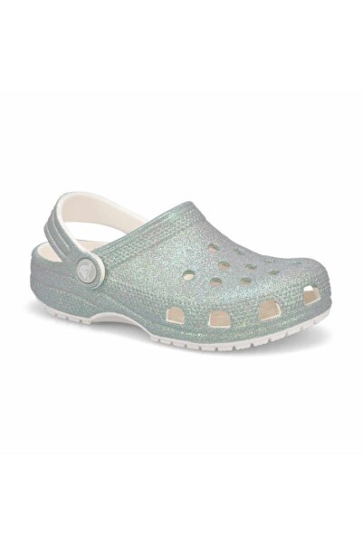 Crocs Classic Iridescent Glitter CgK BEYAZ