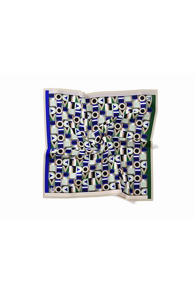 Levidor Μοτίβο μεταξωτό μαντίλι Twill-3838 - Χρώμα-05