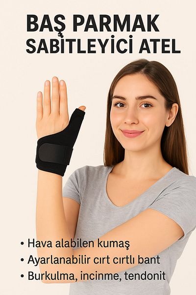Elite Life Thumb Supporting Fixation Splint - Dequervain Syndrome Pain and Splint after Fracture