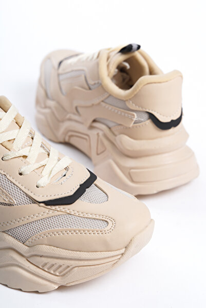 ayakkabıhavuzu Dámské šněrovací tenisky s podrážkou pro volný čas