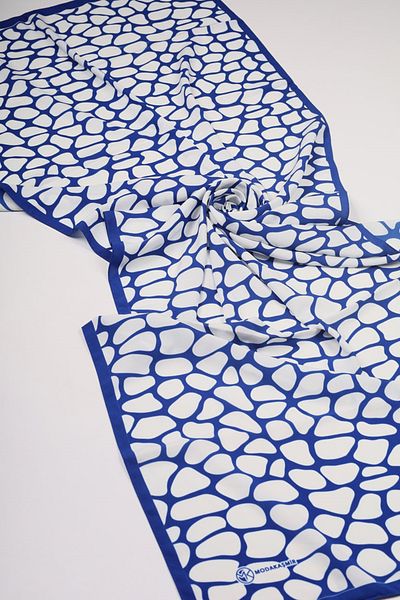 Modakaşmir Fashion Cashmere Blue Series Medina Silk Shawl - Pattern-01 - Color-07