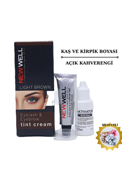 MADAME CANDY Kaş Ve Kirpik Boyası Açık Kahve Kirpik Lifting Boyası 15ml